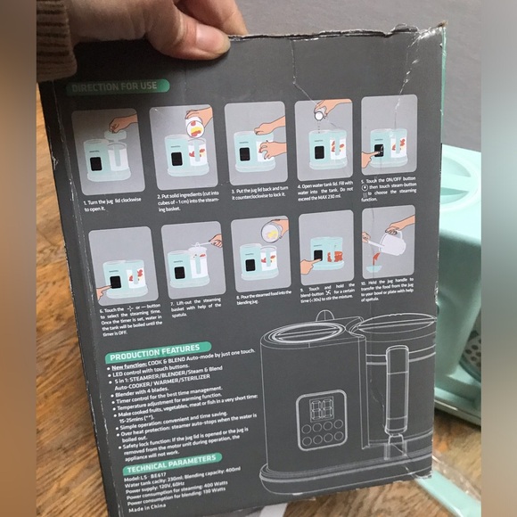 Sweettots multi function food processor NEW open box - Picture 6 of 10